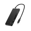 Belkin Connect, USB Type-C, HDMI, USB 2.0 Type-A, USB 3.2 Gen 1 (3.1 Gen 1) Type-C, MicroSD (TransFlash), SD, must, ümmargune kaabel, 0,2 m