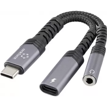 Renkforce USB-C heliadapteri kaabel[1x pistik - 1x heli stereopesa (RF-6877608)
