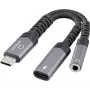 Renkforce USB-C heliadapteri kaabel[1x pistik - 1x heli stereopesa (RF-6877608)