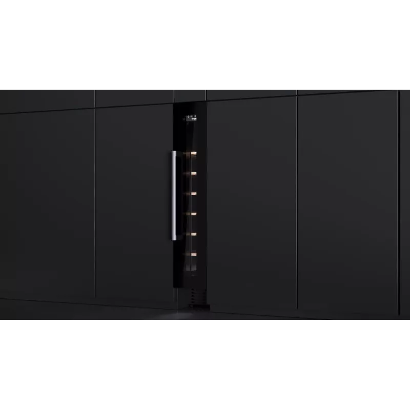 Teka RVU 10008 GBK Termoelektriline veinijahuti Sisseehitatav Must 8 pudelit