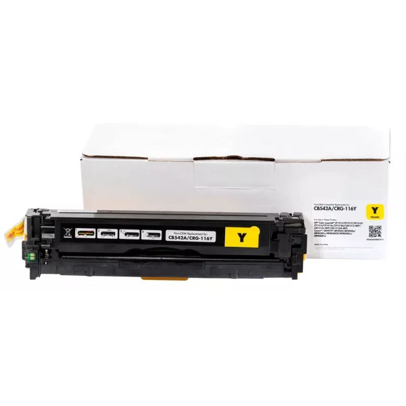 Ühilduv Static-Control Hewlett-Packard CB542A/CE322A/CF212A/Canon CRG716, kollane, 1800 lk, IP Saf