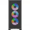 PC korpus Silentware Core 100 A-RGB Must — mudel CORE100Must, A-RGB valgustus, kesktorni vormitegur
