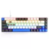 Mehaaniline klaviatuur MEDIA-TECH MT1259 Red Core MX60, 60% vormitegur, CHERRY MX Red lülitid, RGB taustvalgustus, USB, kõrge profiiliga klahvid