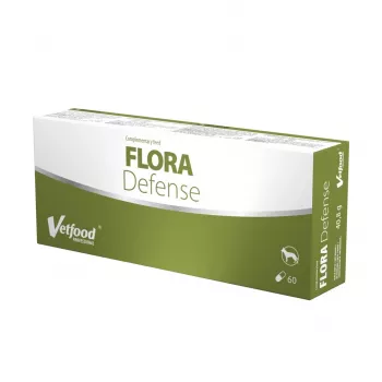 VETFOOD Flora Defense - toidulisandid koertele - 60 tk