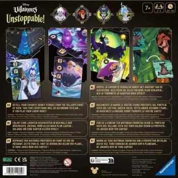 Lauamäng Ravensburger Disney Villainous Unstoppable! strateegia alates 7. eluaastast
