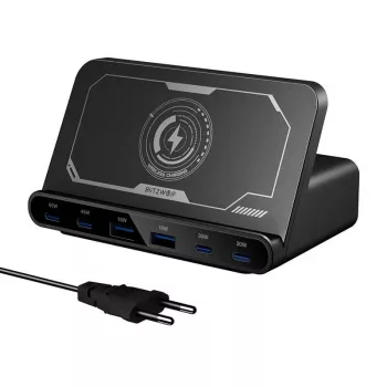 Laadija BlitzWolf BW-S27 160W, 2×USB-A, 4×USB-C