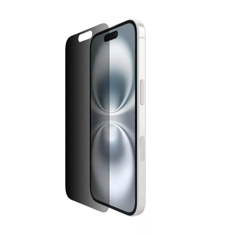Ekraanikaitse Belkin ScreenForce iPhone 16 jaoks karastatud klaas privaatsusfiltriga