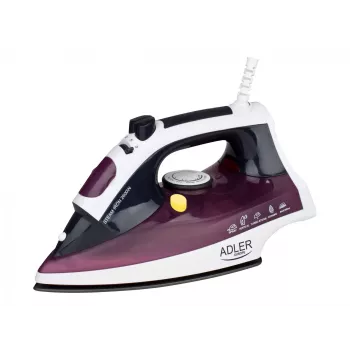 Adler AD 5022 kuiva- ja aurutriikraud keraamilise tallaga lilla, 2200 W