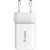 USB C 35W 3A Power Delivery 3.0 QC 3.0 seinadapter valge