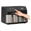 Kuumaõhu fritüür Black & Decker BXAF9000E, kahe korviga, 9 L, 2500 W, 80–200 °C, 2 korvi, 8 programmi