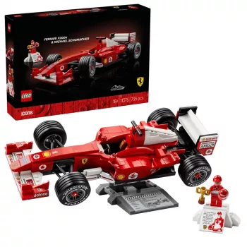 LEGO ICONS 11375 Ferrari F2004 ja Michael Schumacher