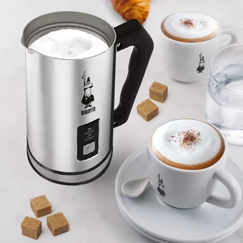 Bialetti MK01 Automaatne piimavahtlustaja, roostevaba teras