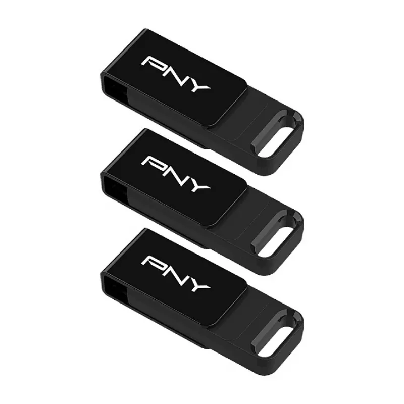 USB-mälupulk PNY Elite 128 GB USB USB-C 3.2 Gen 1 (3.1 Gen 1) Must