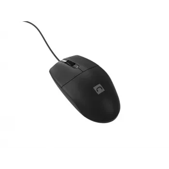 Juhtmega kontorihiir NATEC Ruff Plus USB Type-A, paremakäeline, 1200 DPI, 3 nuppu, must