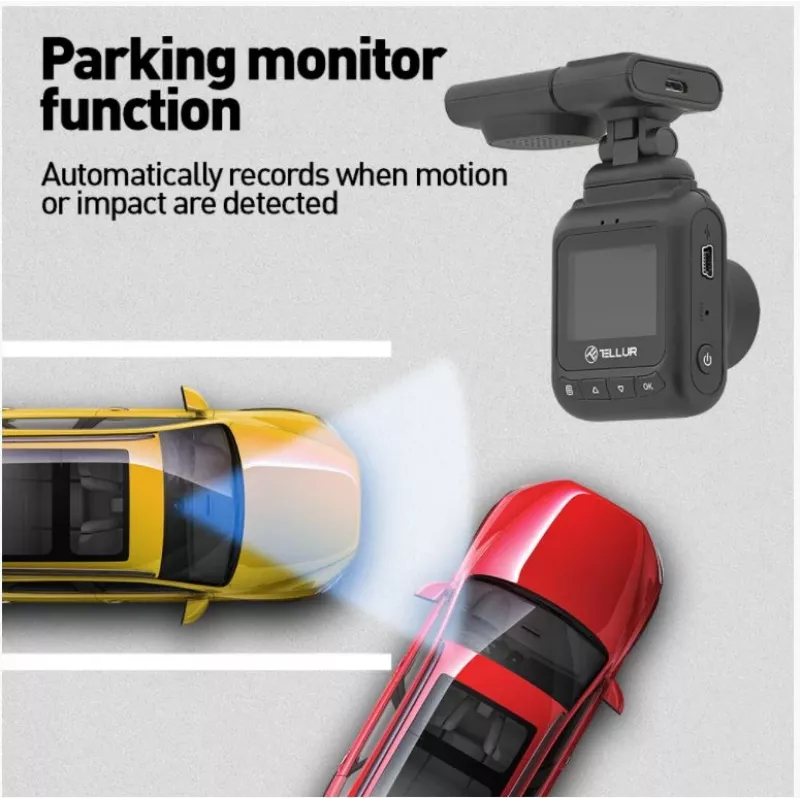 Dash Cam Tellur Dash Patrol DC2 FullHD 1080P GPS Must
