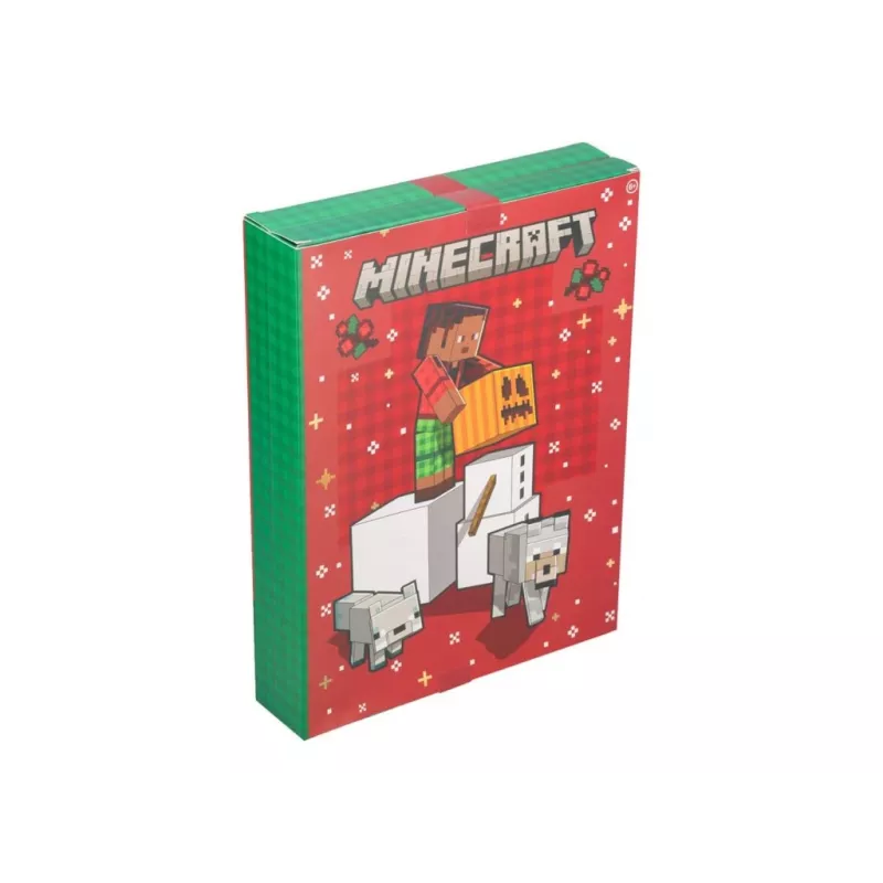 Advendikalender Paladone Minecraft kirjatarbed 24 päeva — kirjatarvete komplekt 24 üllatusesemega