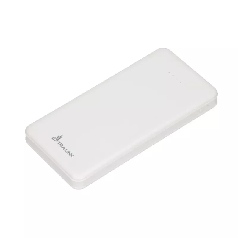 Akupank Extralink EPB-078W 10000 mAh valge, USB-C, 10 W väljund, laeb kuni 2 seadet