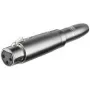 Wentronic Goobay XLR-adapter - XLR-pesa (3-kontaktiline) > pesa 6,35 mm (2-kontaktiline, mono) (27453)
