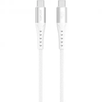 USB-kaabel 4smarts 541452 1,5 m USB-C valge 0,48 Gbit/s