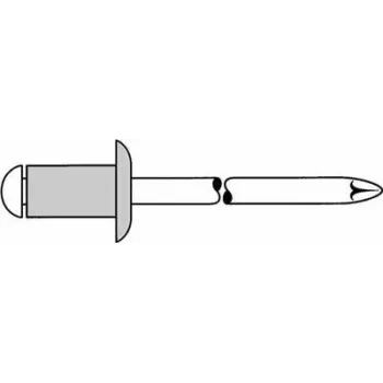 Pimerõngas GESIPA 1454051 Al/St 5x30 mm, haardevahemik 20,0–25,0 mm, pakis 100 tk