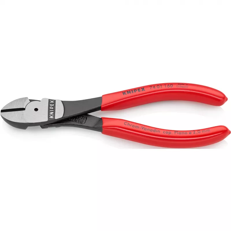 Diagonaaltangid Knipex 74 01 160, kroom-vanaadiumteras, plastkäepide