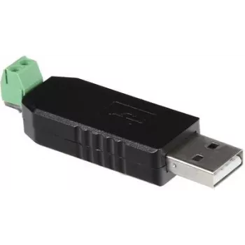 Joy-it muundur (USB/RS485) Raspberry Pi, Arduino [1x USB 2.0 pistik A - 1x 2-juhtmeline kaabel] 0 m Must (SBC-ttl-rs485)