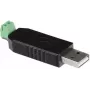 Joy-it muundur (USB/RS485) Raspberry Pi, Arduino [1x USB 2.0 pistik A - 1x 2-juhtmeline kaabel] 0 m Must (SBC-ttl-rs485)