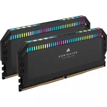 DIMM 64 GB DDR5-6400 (2x 32 GB) kahekanaliga komplekt, mälu must, CMT64GX5M2B6400C32, Dominator Platinium, INTEL XMP