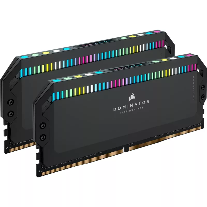 DIMM 64 GB DDR5-6400 (2x 32 GB) kahekanaliga komplekt, mälu must, CMT64GX5M2B6400C32, Dominator Platinium, INTEL XMP