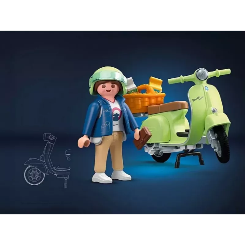 Figuurikomplekt Vespa 71621 1969 Vespa 150 Sprint Veloce, heleroheline