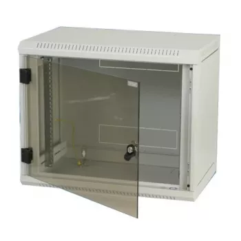 Seinakinnitusega riiul Triton RBA-15-AS5-CAX-A1 15U/500 klaasuksega Hall