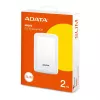 ADATA HV300 - Kõvaketas - 2 TB - väline (kaasaskantav) - USB 3.1 - 256-bit AES - Valge