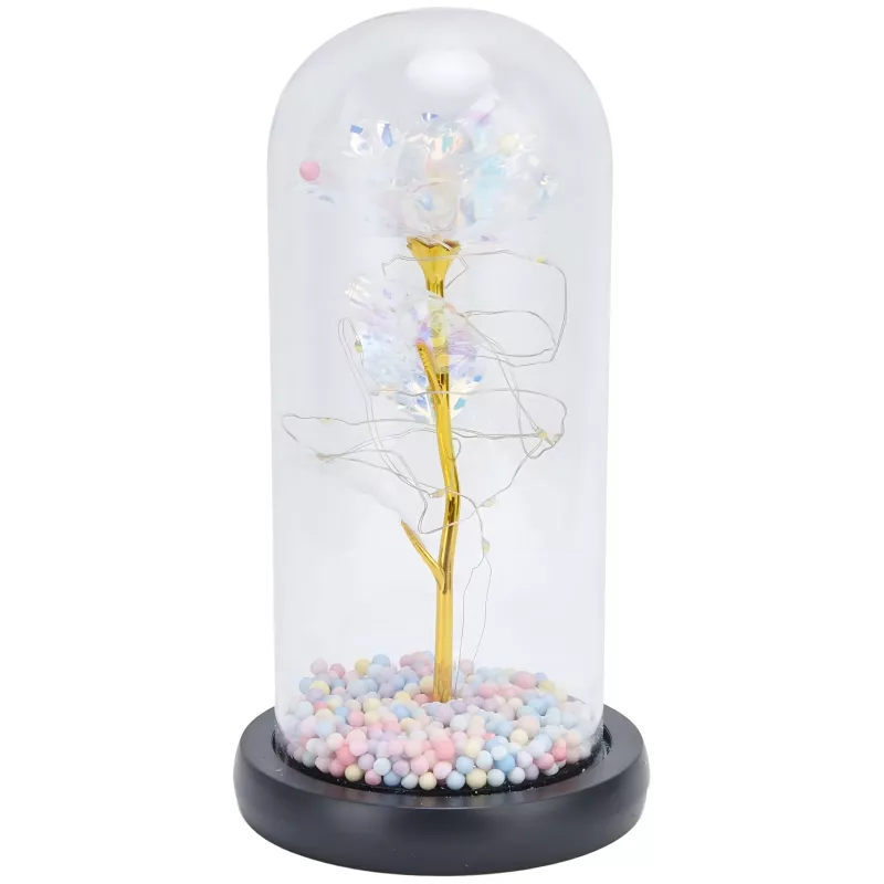 Igavene roos klaasis Extralink Home, valge LED-valgus