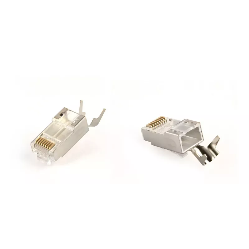 RJ45 pistikud GEMBIRD CAT7 8P8C kullatud 15µ FTP/SFTP, pakendis 100 tk