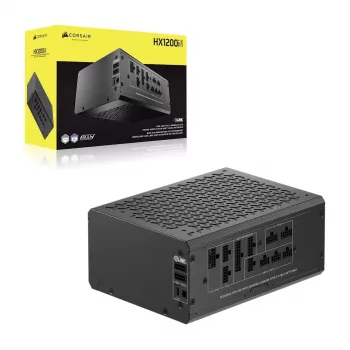 Toiteplokk CORSAIR HX1200i 1200 W ATX 24-kontaktiline 80 PLUS Platinum, aktiivjahutus (140 mm), must
