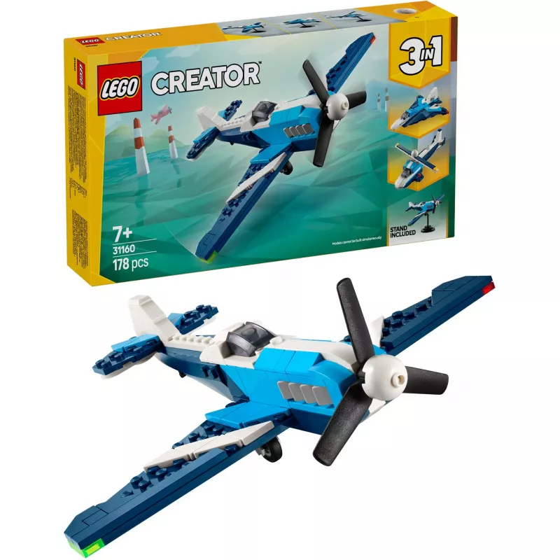 LEGO CREATOR 3 IN 1 31160 Võidusõidulennuk
