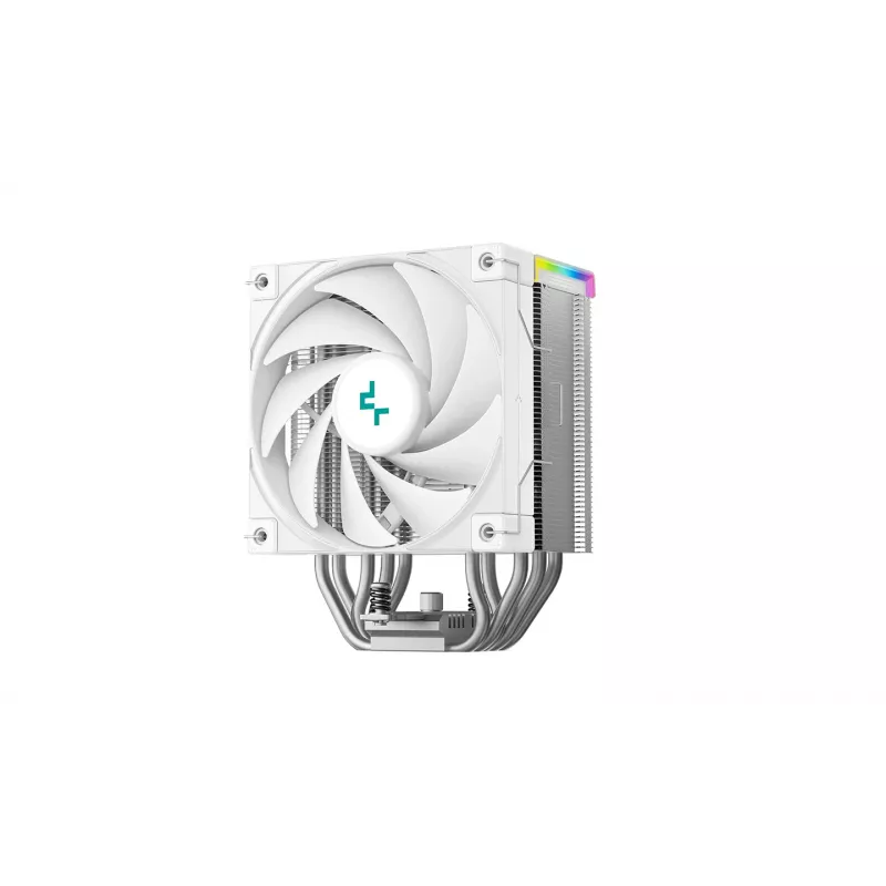 DeepCool AK500S Digital SE — 5 soojustoru, 120 mm FDB-ventilaator, PWM, mitmevärviline LED, valge, toetab Inteli LGA1150 ja AMD pesasid