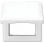 Jung AS 581 BFKL WW valge kruvivaba lüliti/kateplaat, termoplast, 80,5×80,5 mm