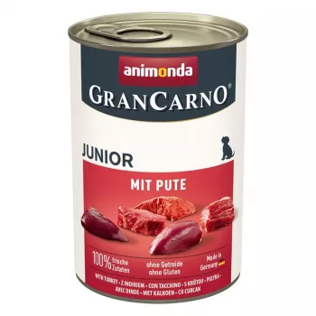 ANIMONDA GranCarno Junior kalkuniga - märg koeratoit - 400g