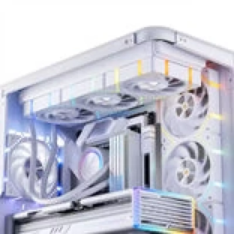 120 mm ARGB PWM korpuseventilaator Jonsbo HF2-120 valge — 120 mm, PWM, ARGB