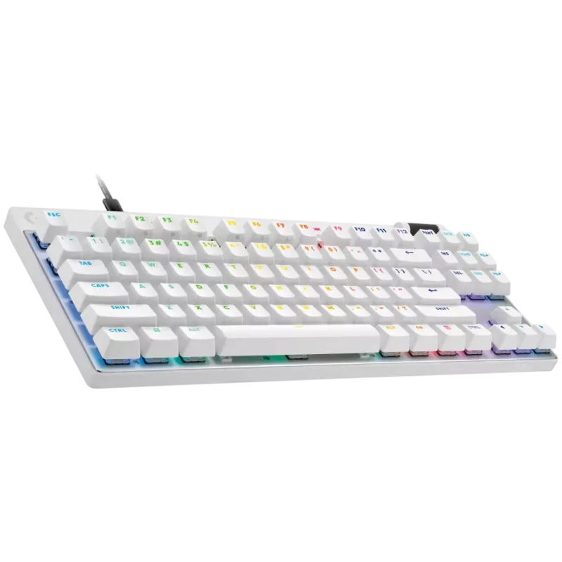 LOGITECH G PRO X TKL RAPID mänguklaviatuur - VALGE - US INT'L - USB - EMEA28i-935 - LINEAARNE
