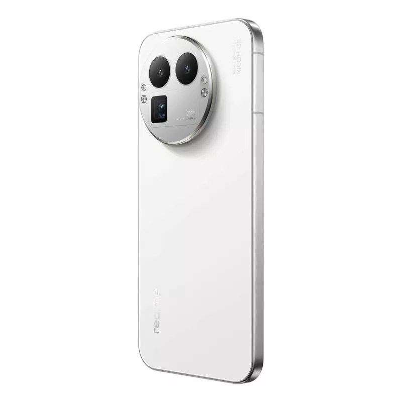 Nutitelefon REALME GT 8 Pro 5G — 6.79-tolline AMOLED 3136×1440, Snapdragon 8 Elite, 16 GB muutmälu, 512 GB, 50/200/50 MP, 7000 mAh, Valge