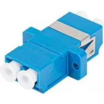 Fiiberadapter LANBERG FA-LCUP-SD01-0001-BU ühemoodiline LC/UPC dupleksadapter, sinine