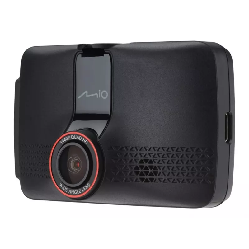 Dashcam MIO MiVue 802 autokaamera, 2560×1440 QHD 140° 60fps, 2,7-tolline ekraan, aku/USB, microSD kuni 128 GB, G-põrutus, kokkupõrke tuvastamine