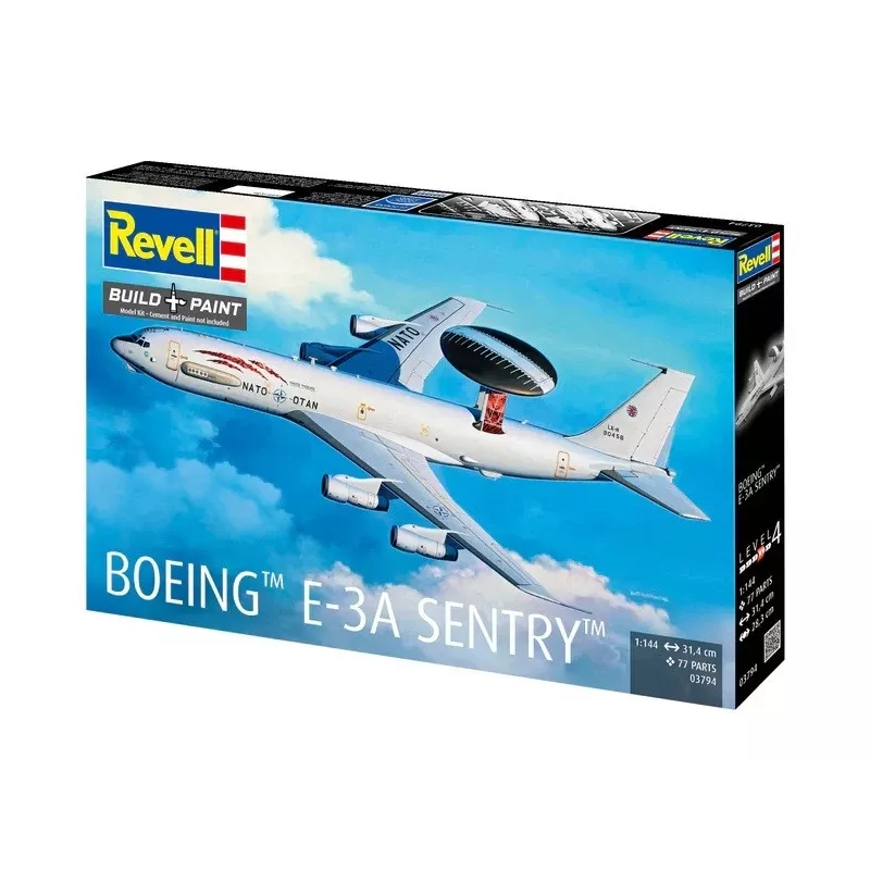 plastik model REVELL Boeing E-3A Sentry 1:144 scale aircraft model kit
