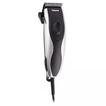 Tristar | Juuksetrimmer | Step precise 3–12 mm | Must/roostevaba teras