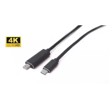 Microconnect USB3.1CMDP1 USB graafikaadapter 3840 x 2160 pikslit Must