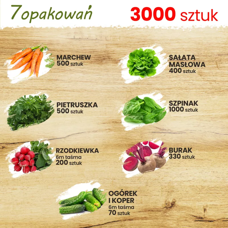 Toraf suvemaitsete seemnekomplekt - 7 pakki