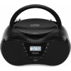 Boombox SENCOR SPT2300BK — CD-mängija, MP3, USB, Bluetooth 5.1, FM, AUX, 4 W, aku/võrgutoide