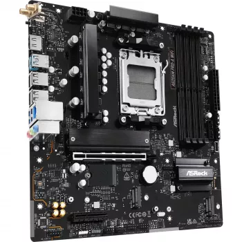 Emaplaat ASRock A620AM Pro-A WiFi AM5 mATX — AMD A620, pesa AM5, DDR5 kuni 256 GB, Wi‑Fi 6E, 2,5 Gb LAN, HDMI 2.1